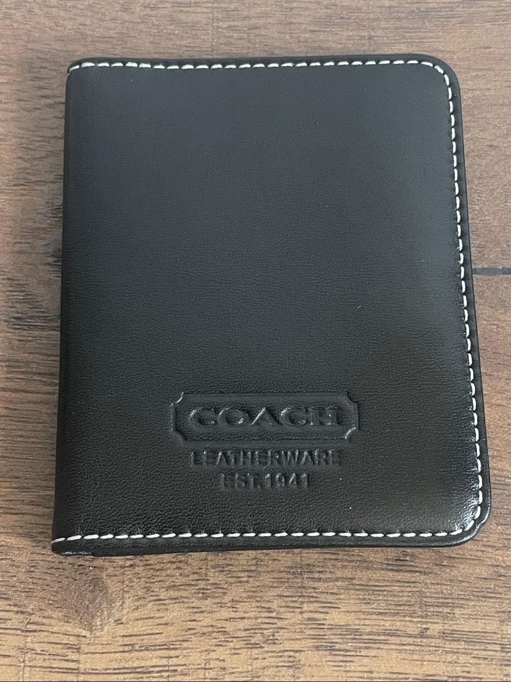 Coach Card  Wallet or Travel Picture Frame